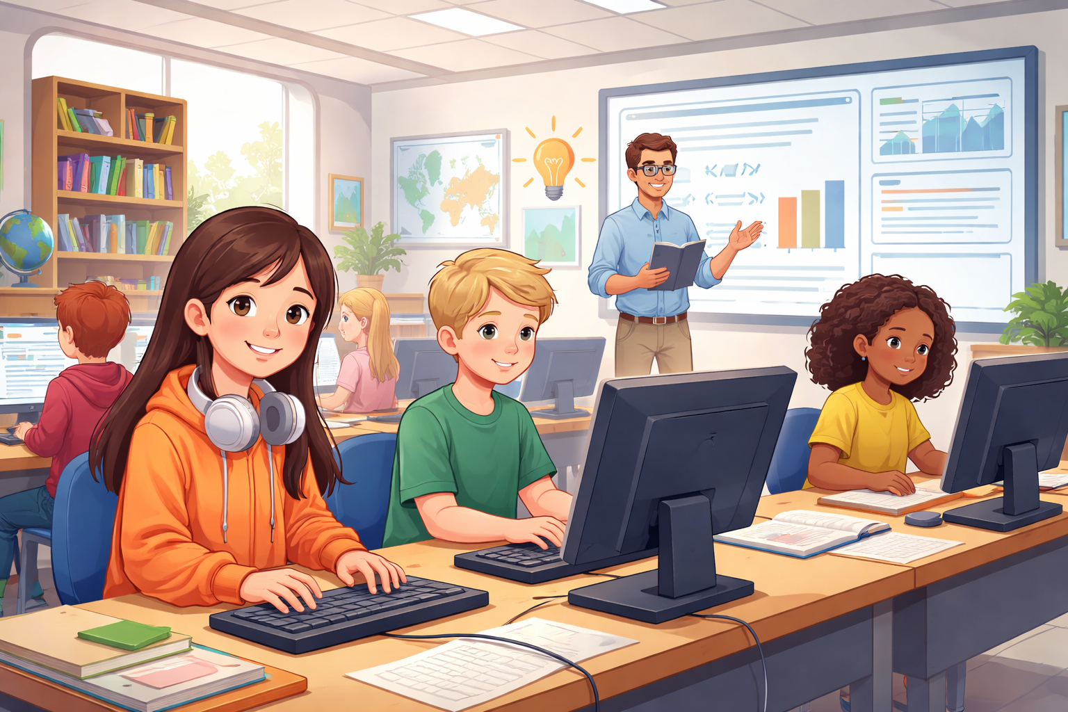 red modern illustration